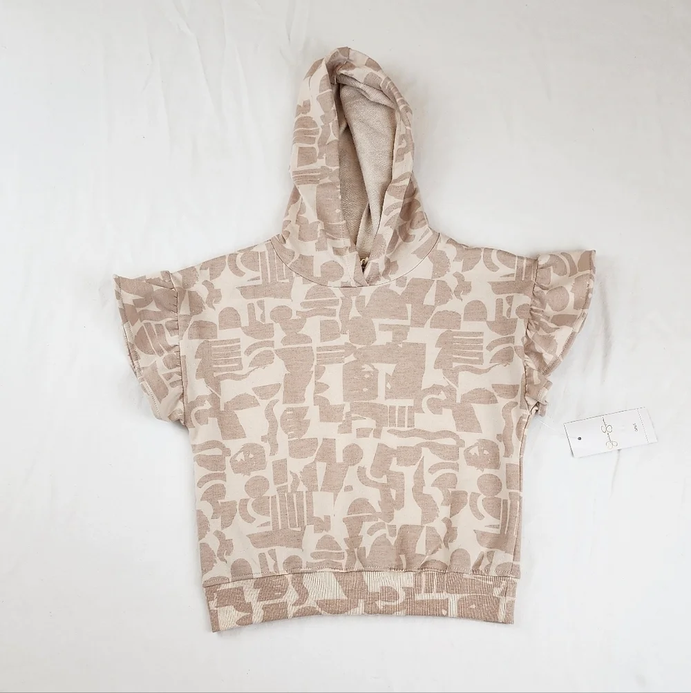Jessica Simpson Short Sleeve Hooded sweatshirt